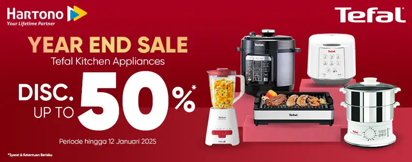 Tefal Year End Sale, Hemat Hingga 50%!