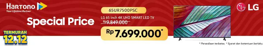 LG Smart TV 65UR7500PSC Spesial 12.12