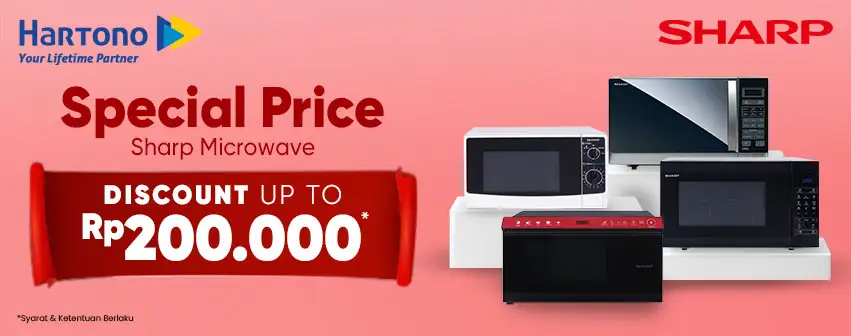 SHARP Microwave Ekstra Diskon!