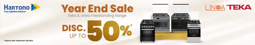 Kompor Freestanding Teka & Linea Discount up to 50%