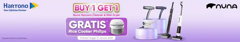 Nuna Vacuum & Hair Dryer Buy 1 Get 1 Rice Cooker Philips