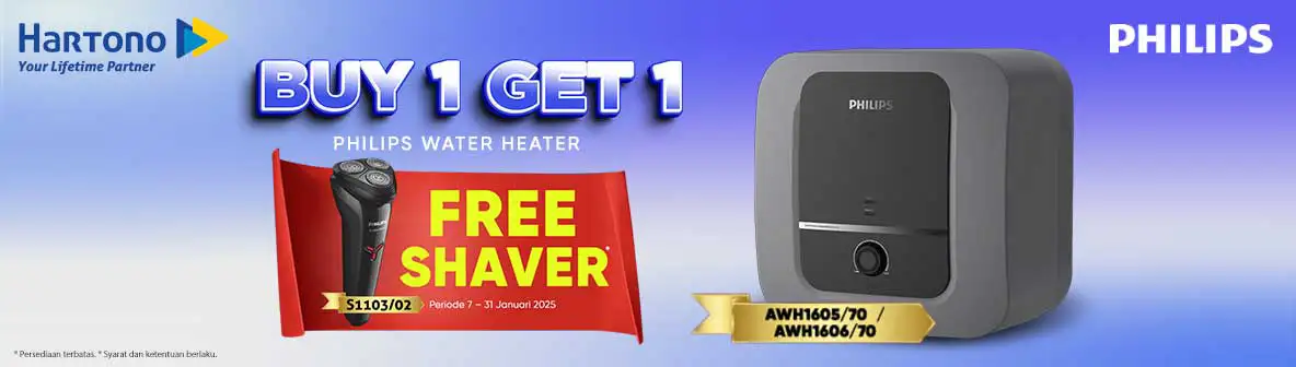 Philips Water Heater Free Shaver