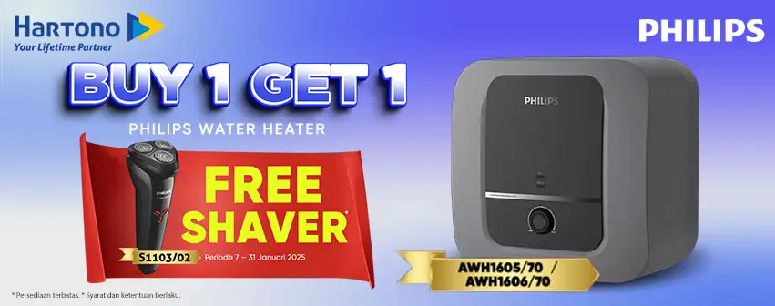 Philips Water Heater Free Shaver