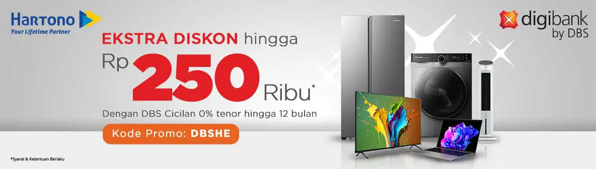 Belanja Elektronik Online lebih Hemat pakai Kartu Kredit DBS diskon hingga 250rb