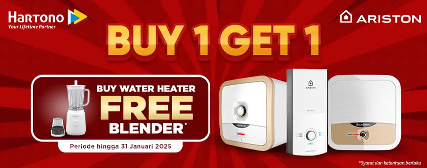 Ariston Water Heater Gratis Panasonic Blender