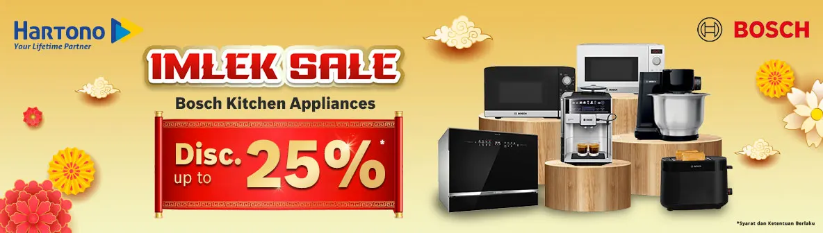 Bosch Kitchen Appliances CNY Extra Discount!