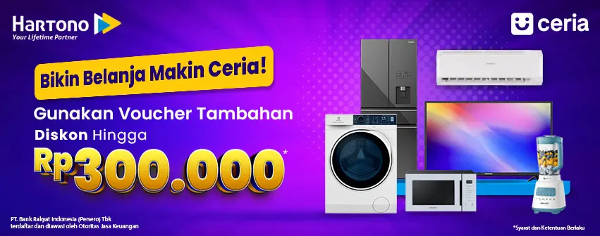 Belanja Elektronik Online hemat pakai BRI Ceria diskon hingga 500rb