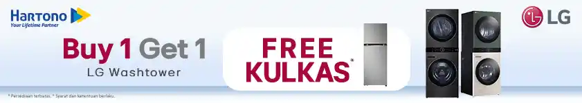 LG WashTower Free Kulkas