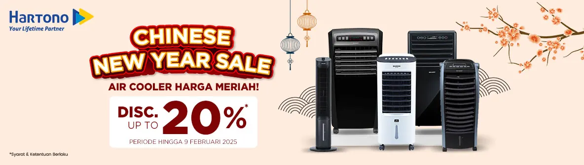 Angin Segar Imlek, Air Cooler Harga Meriah!