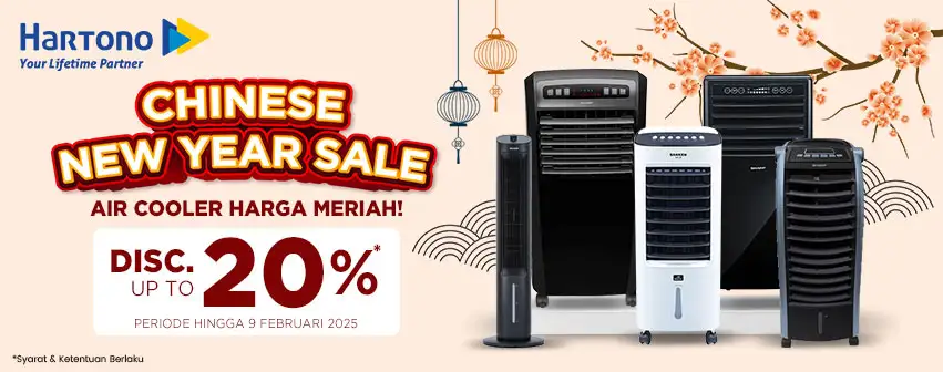 Angin Segar Imlek, Air Cooler Harga Meriah!