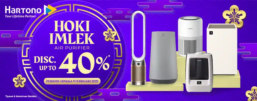 Hoki Imlek, Air Purifier Hemat Besar!