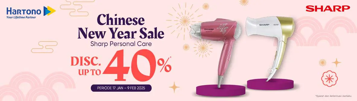 SHARP Hair Dryer CNY Sale!