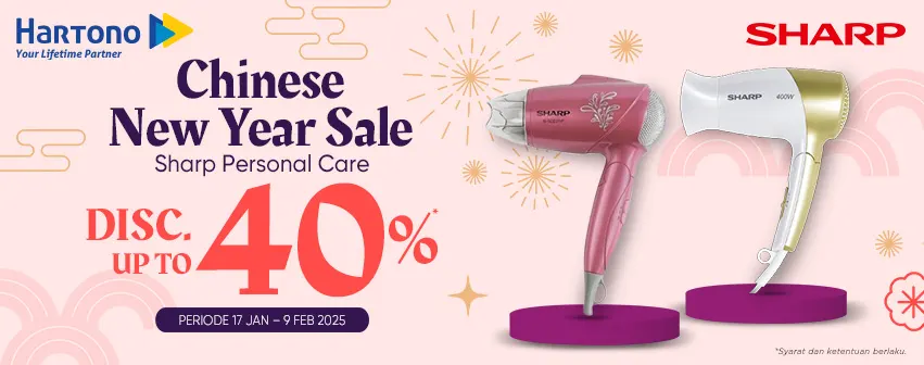 SHARP Hair Dryer CNY Sale!