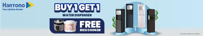 Beli Dispenser, Dapat Rice Cooker Gratis!