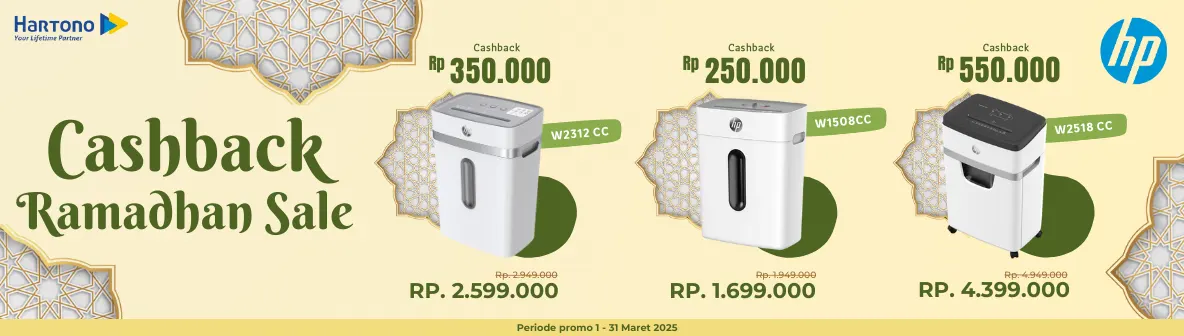 HP Paper Shredder Special Cashback