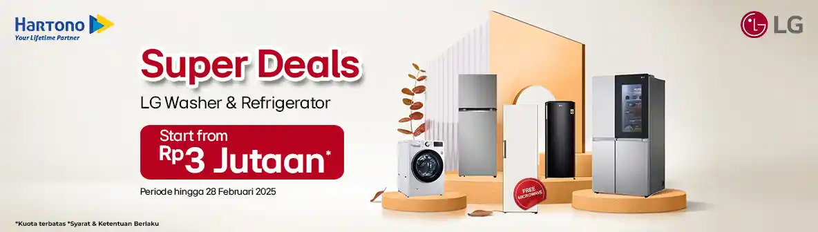 LG Kulkas & Mesin Cuci Super Deals