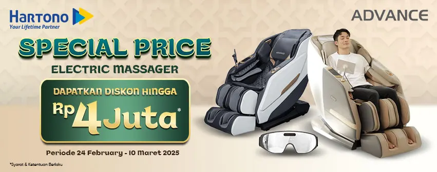 Advance Electric Massager Diskon s.d 4 Juta