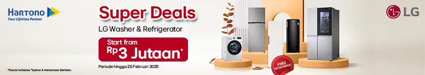 LG Kulkas & Mesin Cuci Super Deals