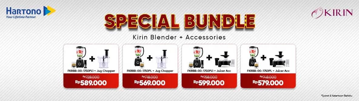 Kirin Bundling Blender & Accessories