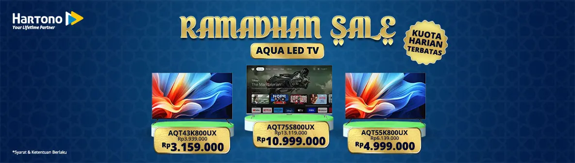 AQUA LED TV Ramadhan Sale