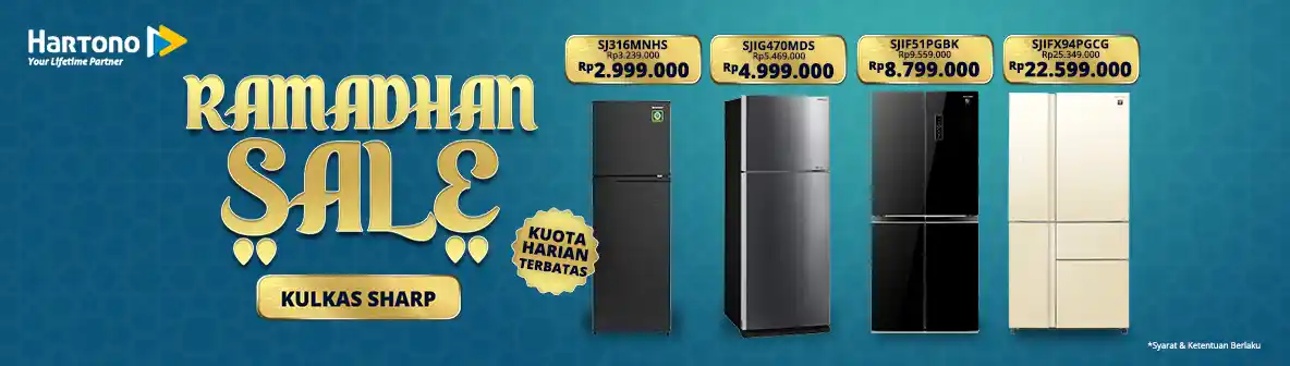 SHARP Kulkas Ramadhan Sale