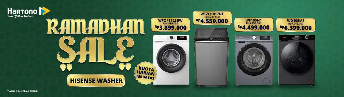 Hisense Mesin Cuci Ramadhan Sale