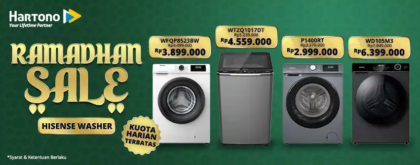 Hisense Mesin Cuci Ramadhan Sale