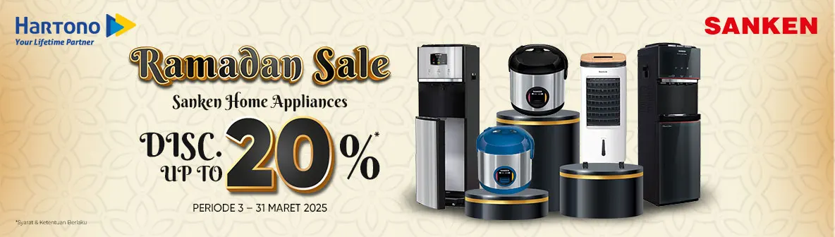 Sanken Cooker & Dish Dryer Ramadan Sale Disc. up to 30%