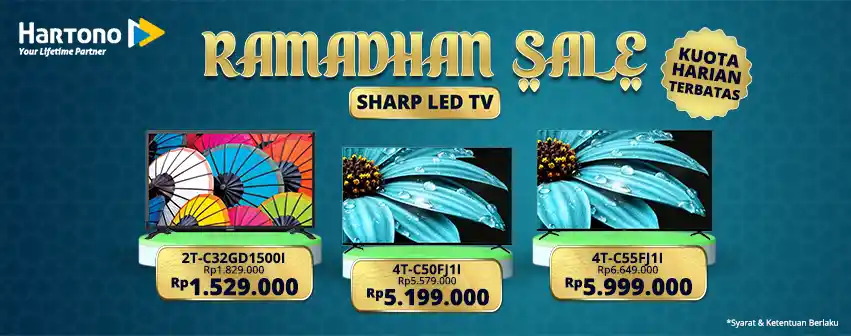 SHARP LED TV Ramadhan Sale