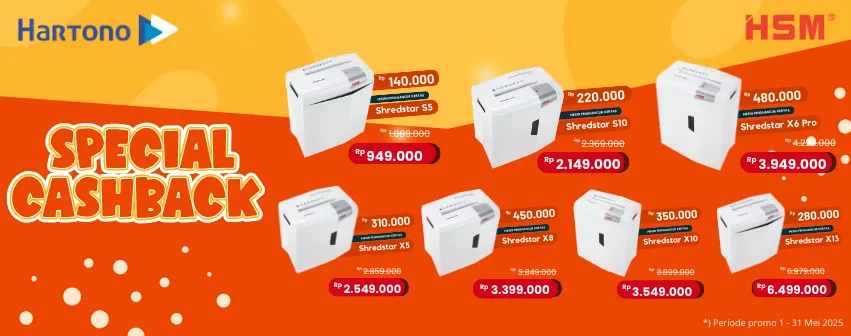 HSM Paper Shredder Special Cashback