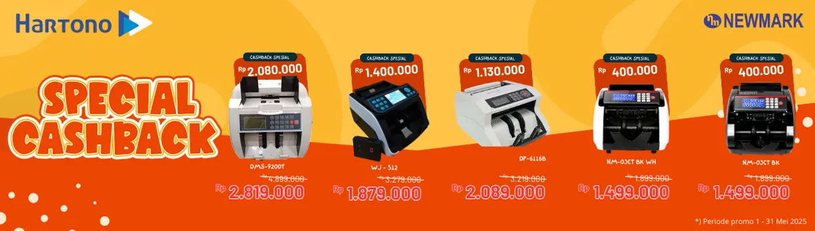 Newmark Money Counter Special Cashback