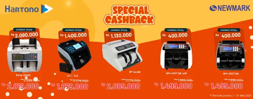 Newmark Money Counter Special Cashback