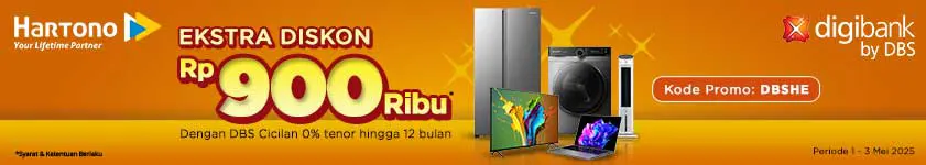 Belanja Elektronik Online lebih Hemat pakai Kartu Kredit DBS diskon hingga 900rb