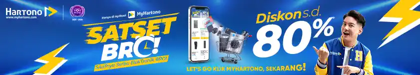 MyHartono SATSET BRO Diskon hingga 80%