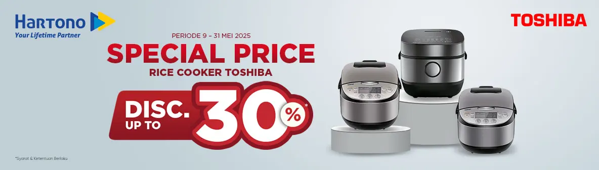 Toshiba Rice Cooker Spesial Diskon