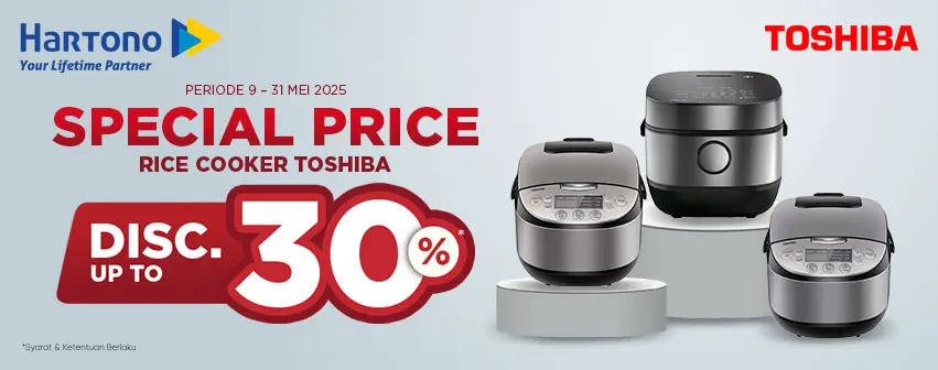 Toshiba Rice Cooker Spesial Diskon