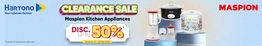 Maspion Blender & Cooker Clearance Sale
