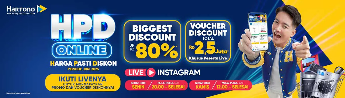 Live Hartono Pasti Diskon