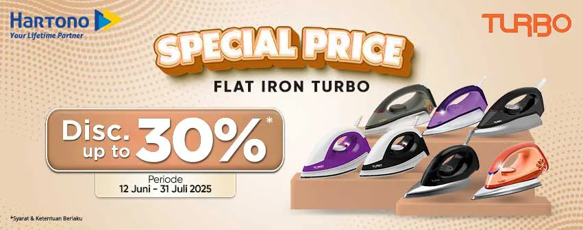 Turbo Setrika Spesial Diskon