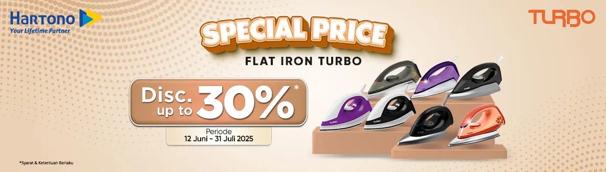 Turbo Setrika Spesial Diskon