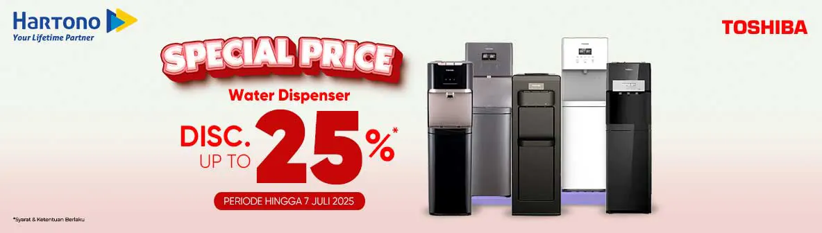 Toshiba Dispenser Air Spesial Diskon!