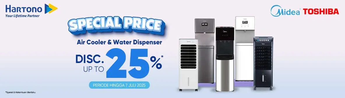 Midea & Toshiba Home Appliances Disc. up to 25%