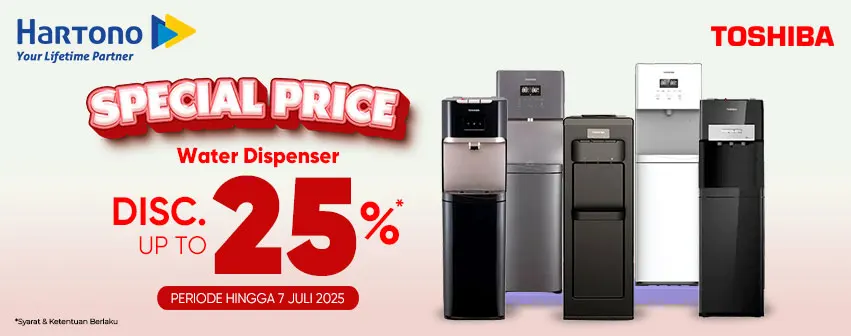 Toshiba Dispenser Air Spesial Diskon!