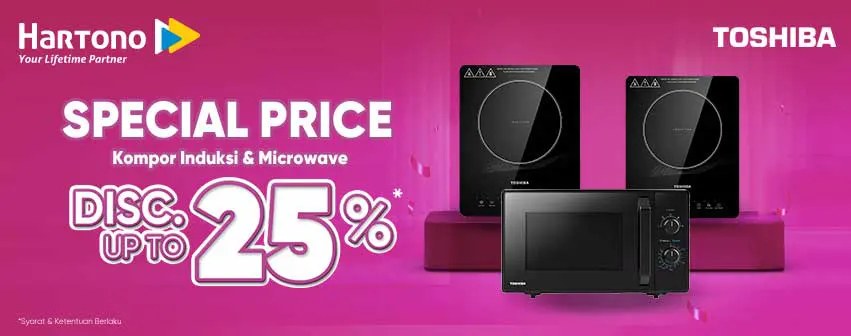 Toshiba Kompor Induksi & Microwave Special Price!