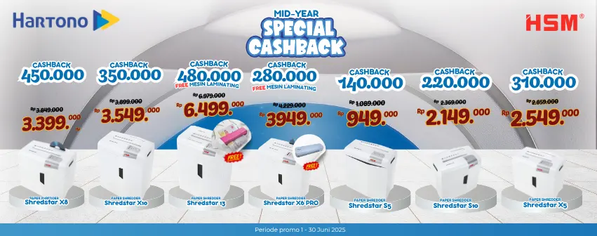 HSM Paper Shredder Special Cashback