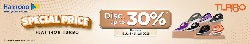 Turbo Setrika Spesial Diskon