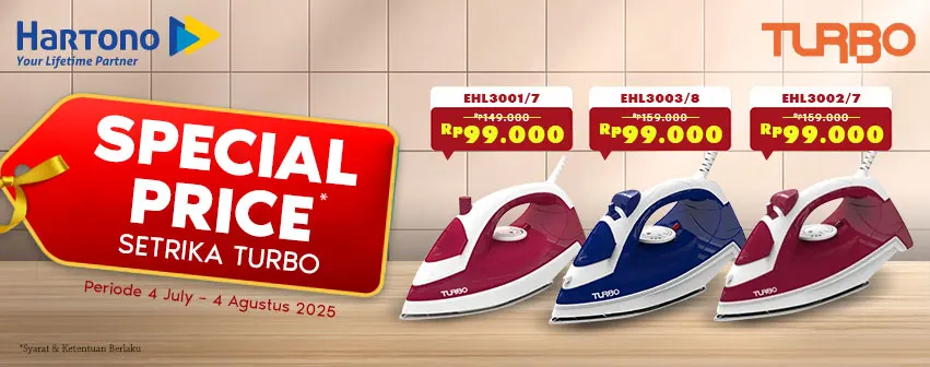 TURBO Setrika Uap Special Price!