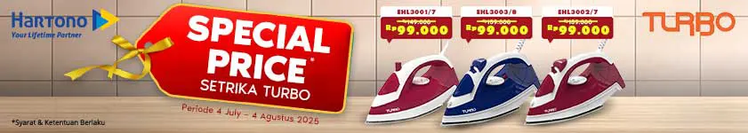 TURBO Setrika Uap Special Price!