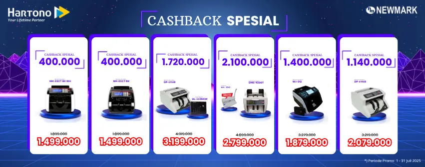Newmark Money Counter Special Cashback