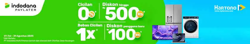 Belanja Elektronik Online di Hartono Lebih Enteng pakai Indodana PayLater